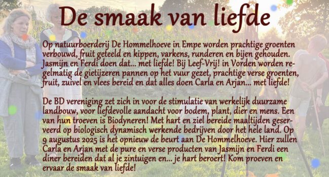 Biodyneren op De Hommelhoeve